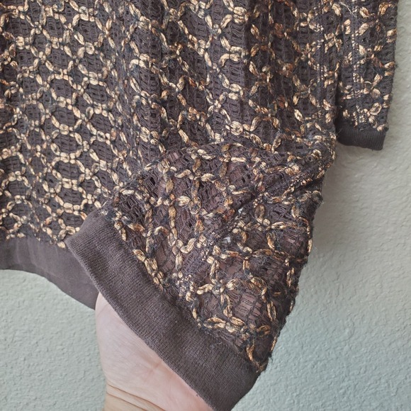 Free People New Romantics Joan of‎ Arc Knit Tunic Dress Sweater Women's Size M - Picture 6 of 8